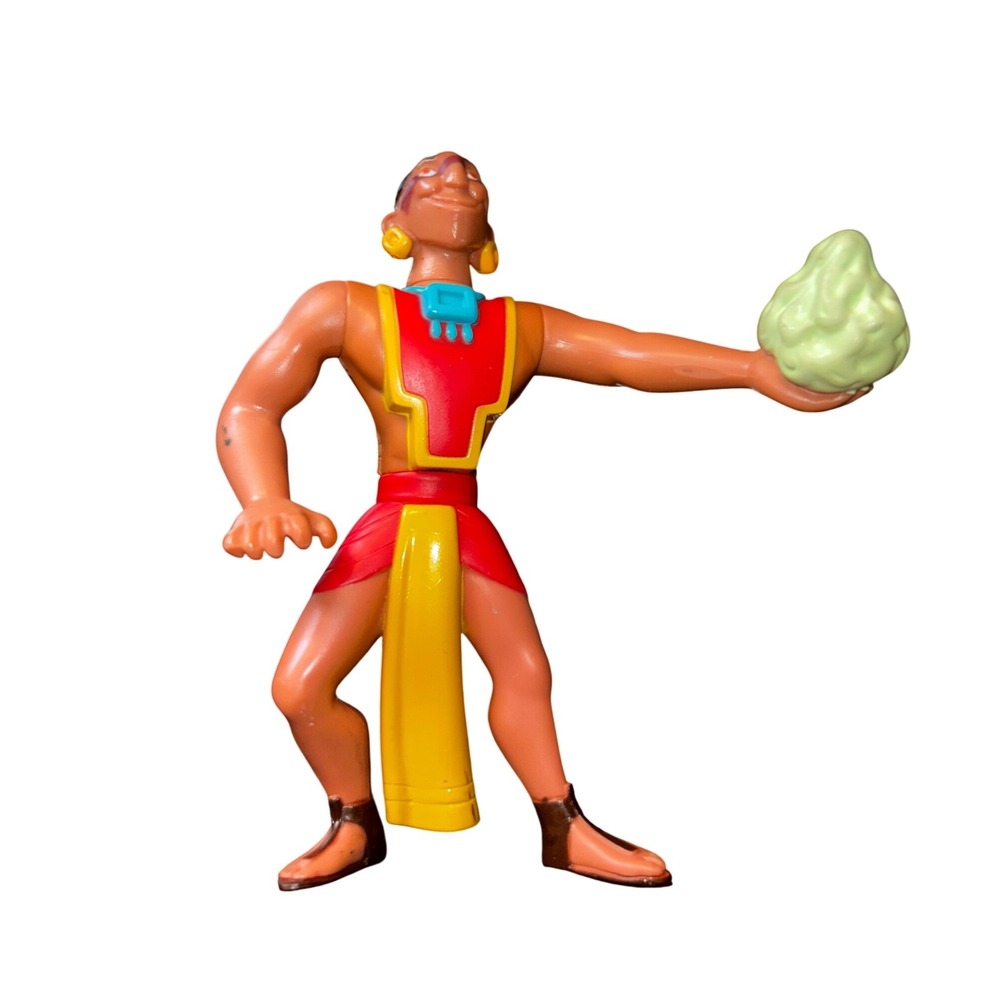 Vintage 2000 Burger King Road to El Dorado Tzekel-Kan Action Figure Toy